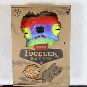 Fuggler "Fart Face" Wide Eyed Weirdo - 9-inch Series 1 Tye Dye Rainbow